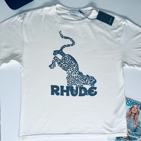 RHUDE Vintage Leopard Tee - Picture 2 of 4
